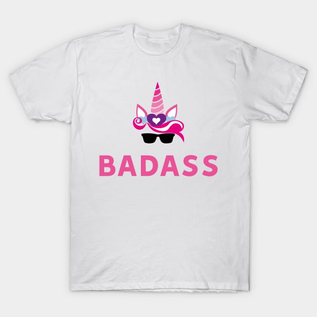 Badass Unicorn T-Shirt by PrimalWarfare